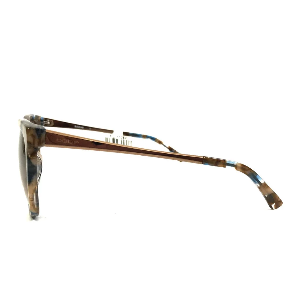 Bebe Sunglasses BB7205 200 TOPAZ Blue Brown Tortoise with Brown Gradient Lenses